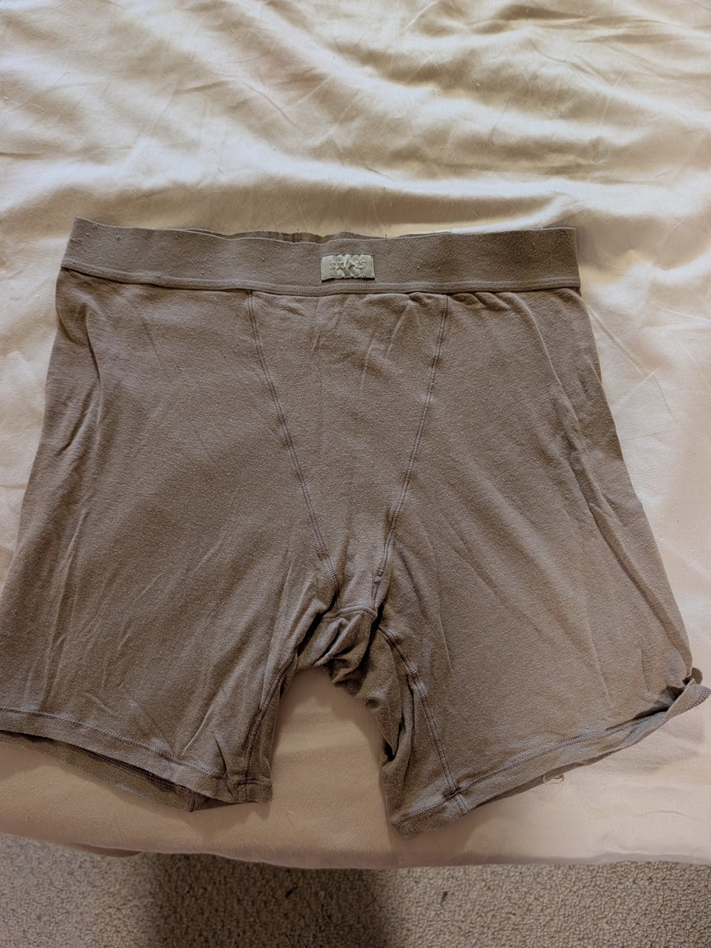 SKIMS biker shorts - stone
